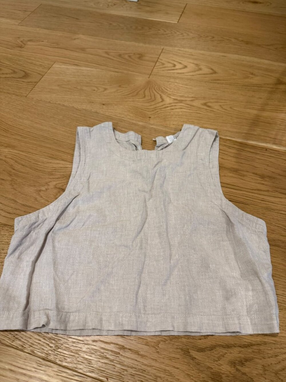 Cotton On Linen Blend Tank Top Size 6